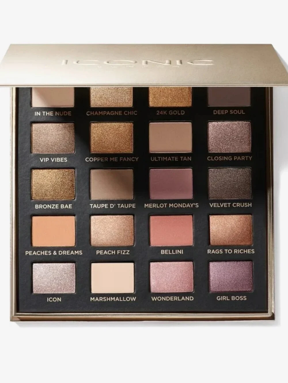 Day to Slay Eyeshadow Palette  20 pans Full Size. Iconic London